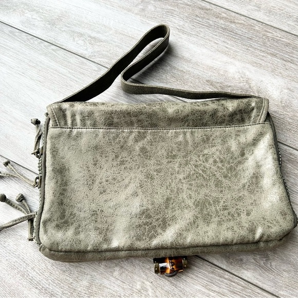 Matt & Nat Distressed Vegan Leather Messenger Bag - Picture 3 of 13